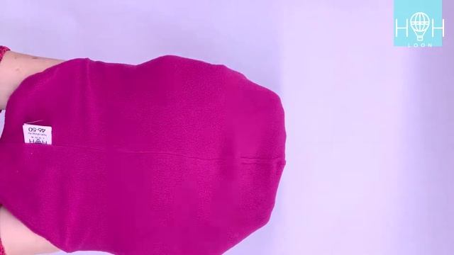 ШД19 03412590 Шлем флисовый двухслойный Кошечка с пайетками, фуксия смотреть онлайн