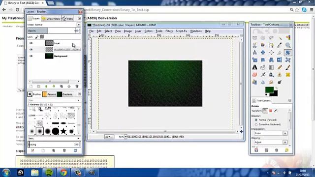 Speed Art: Binary Text Cutout смотреть онлайн