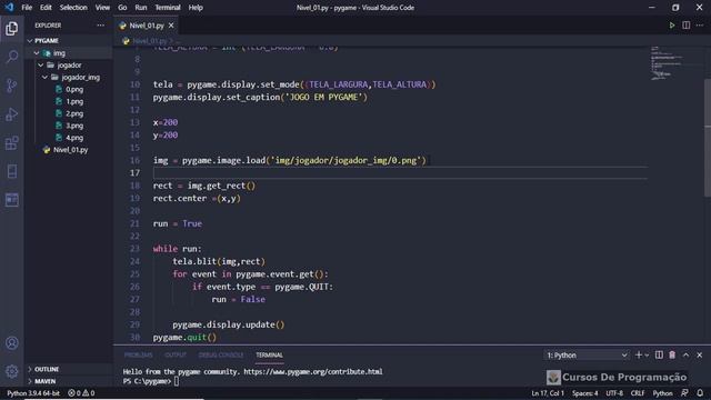 Curso Programação - Curso de pygame criando um jogo 3D passo a passo - 01 смотреть онлайн