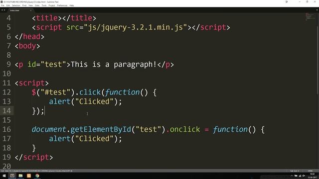 3: jQuery syntax and differences from JavaScript - Learn jQuery front-end programming смотреть онлайн