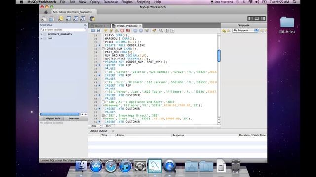 Run an SQL Script File - MySQL Workbench смотреть онлайн