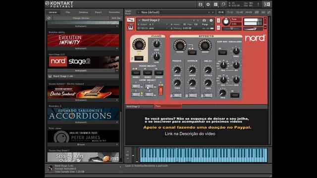 Review Nord Stage 2 - Concert Grand Sample Kontakt смотреть онлайн