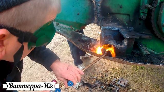 Переоборудование Жатки ЖУ-6 на режущий аппарат Шумахер смотреть онлайн