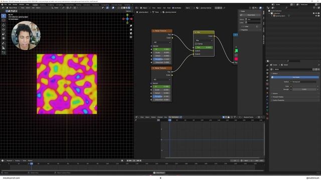 ( ☮ ) psychedelic procedural concert visual tutorial (blender 3.1) смотреть онлайн