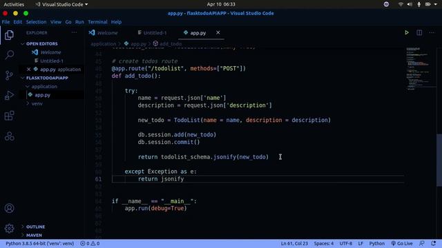 Flask REST API Python series: Create, Update, Retrieve and Delete to-dos | CRUD with API смотреть онлайн