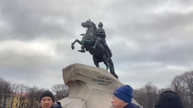 Медный всадник. Самый центр Санкт-Петербурга. Данные в видео смотреть онлайн
