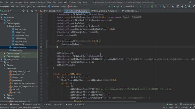 Wallpaper App in Android Studio | Part 7 - Loading Images in Android Studio| Android Tutorials смотреть онлайн