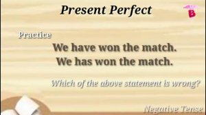 Present Perfect Tense for kids||Learn English||use of has and have