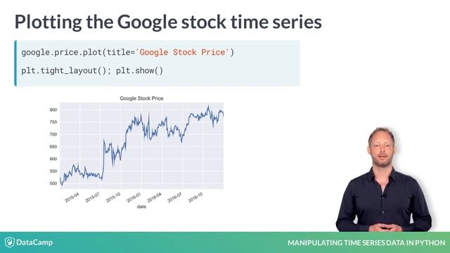 Python Tutorial: Indexing & resampling time series смотреть онлайн