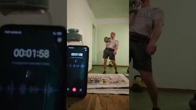 Маматназимов Эркин 5 минут вес гири 24 кг жим 42 смотреть онлайн