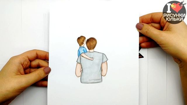 Рисунки для папы | Что нарисовать папе на 23 февраля, День Рождения, День Отца. @risunki_yulki смотреть онлайн