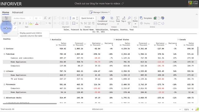Formatted Export to Excel / Spreadsheets in Microsoft Power BI смотреть онлайн