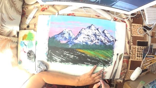 "Пейзаж"В технике "Голодного Грунта"??? смотреть онлайн