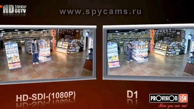 Сравнение проводной HD-SDI и аналоговой камеры смотреть онлайн