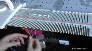 Интарсия на машине Silver reed LK 150