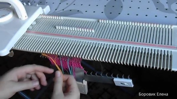 Интарсия на машине Silver reed LK 150