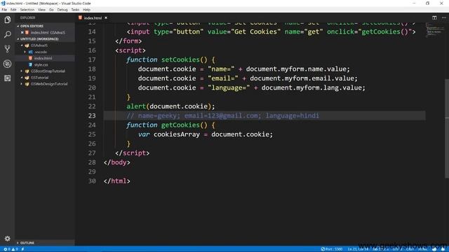 How to Read Cookies in JavaScript (Hindi) смотреть онлайн