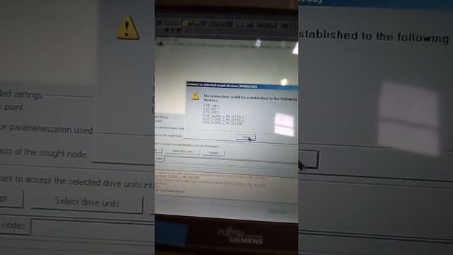 Закачка конфигурации и проекта в новый инвертор