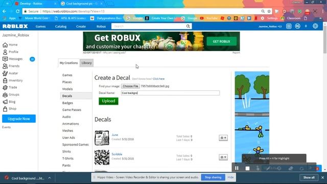 How to make a decal ID for roblox! смотреть онлайн