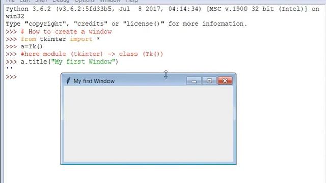 How to Create a Window GUI in Python смотреть онлайн
