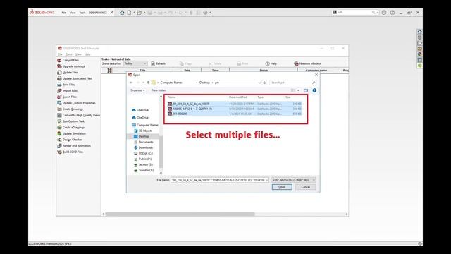 Convert multiple stp to Solidworks sldprt | .STP batch conversion | Tips and Tricks смотреть онлайн