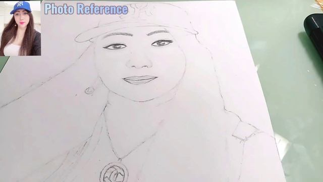 HOW I SKETCH AND DRAW A PORTRAIT AS BEGINNER STEP BY STEP смотреть онлайн