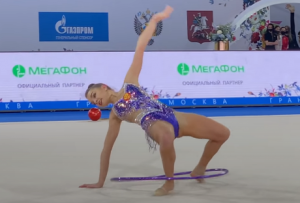 Дина Аверина выступление с обручем Гран при Москва 2022 4K