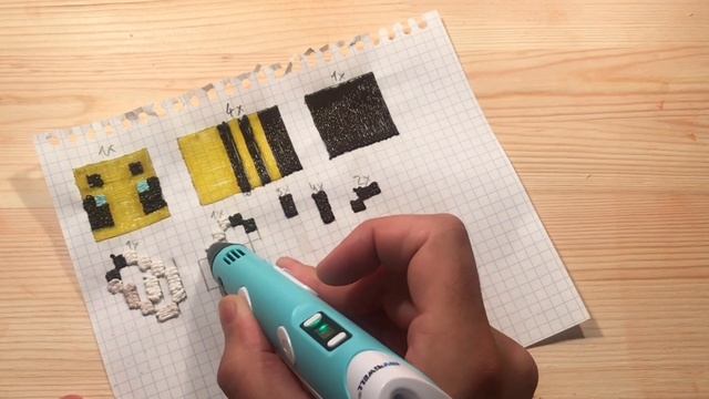 MAKING 3D MINECRAFT BEES // 3D PEN // DIY// ПЧЁЛЫ МАЙНКРАФТ // 3D РУЧКА смотреть онлайн
