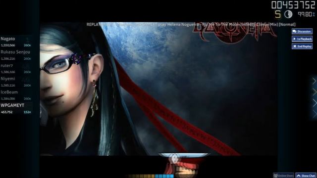 OSU! Bayonetta (OST) – Fly Me To The Moon (∞ Climax Mix) - Normal смотреть онлайн