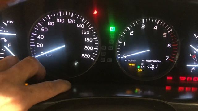 LX470 timing belt warning light reset procedure смотреть онлайн