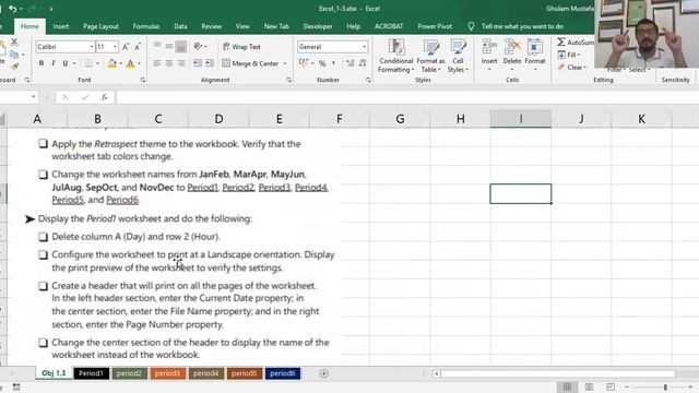 Microsoft EXCEL 2016 ( MOS 77-727 ) EXAM OBJECTIVE 1.3 ( URDU /HINDI) смотреть онлайн