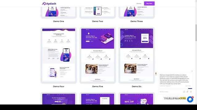 Apdash App Landing WordPress Theme modern app Landing mobile app landing page Asakura смотреть онлайн