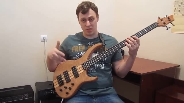 Уроки игры на бас гитаре. Урок № 1 (Особенности звукоизвлечения) смотреть онлайн