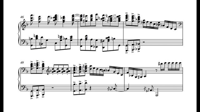 Oscar Peterson - Mirage (Transcription)