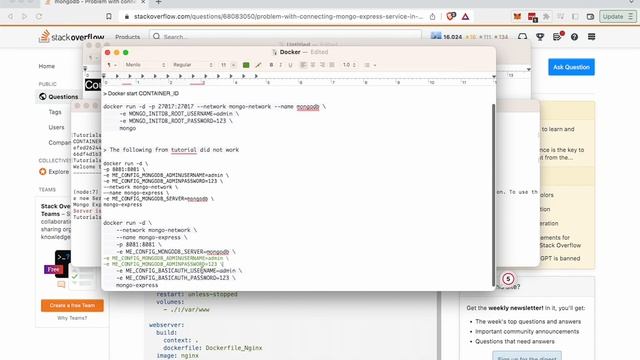 How to start mongo express in Dockers? Feb 2023 | Hammad Khan смотреть онлайн