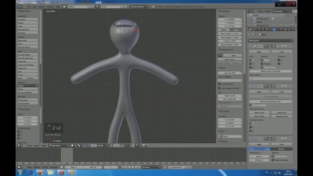 Blender урок модификатор skin смотреть онлайн