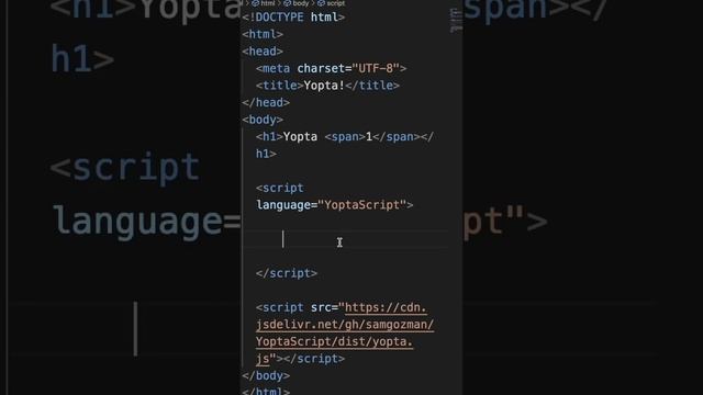 YoptaScript - язык программирования для гопников и реальных пацанов #shorts смотреть онлайн
