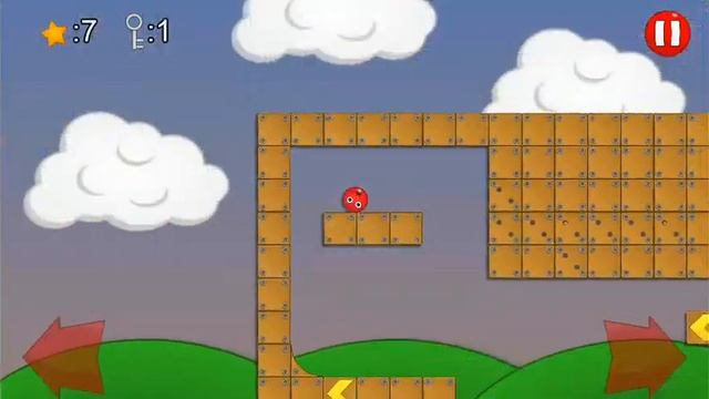 Red ball roll Level 1-15 смотреть онлайн