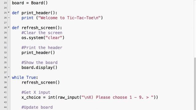 Tic Tac Toe in Python Using Classes Part 2 смотреть онлайн