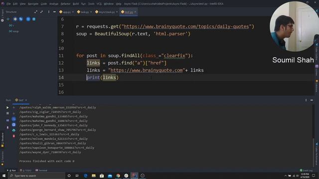 brainyquote Web Scrapping with Python Tutorial for beginner смотреть онлайн