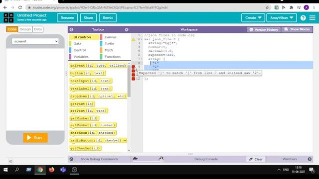 How to make json files in code.org смотреть онлайн