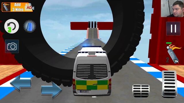 Ambulance Stunt Car Racing Game Impossible Tracks 3d Android Gameplay Part 8 смотреть онлайн