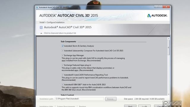 AutoCAD Civil 3D 2015 - Installeerimine смотреть онлайн