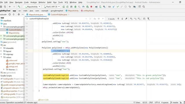 Add/register onClick listener for Polyline & show popup window in android смотреть онлайн