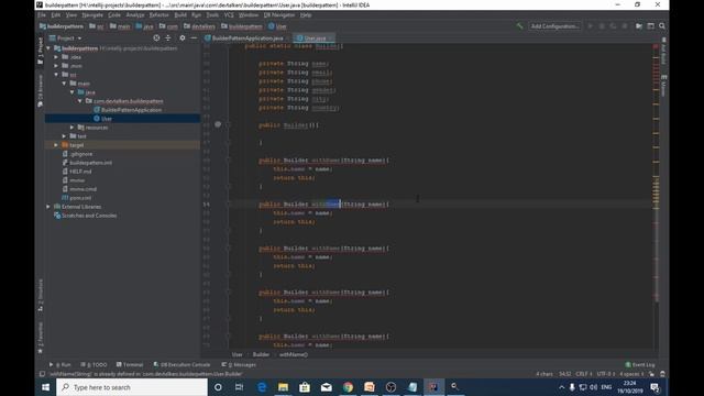 How to create a builder design pattern in java смотреть онлайн