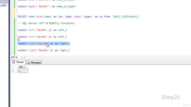 68 Left & Right String Functions In SQL смотреть онлайн