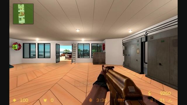 Counter strike source Ak-47 with gold texture смотреть онлайн