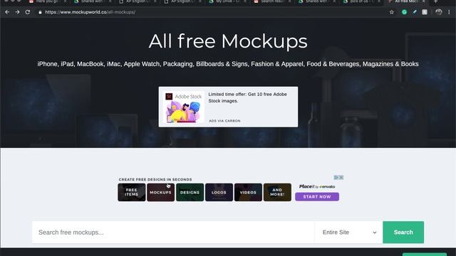 Creating Mockups in Photoshop CC, Illustrator CC, and Using Mockup World смотреть онлайн