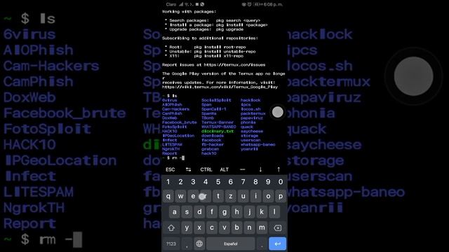 ELIMINAR REPOSITORIO O CARPETAS EN TERMUX смотреть онлайн