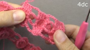 Розочки КРЮЧКОМ цветочный узор  легкое ВЯЗАНИЕ для новичков EASY Crochet for beginners
